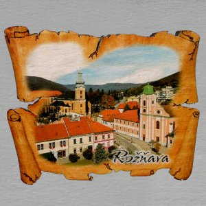 Rožňava - magnet pergamen