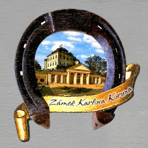 Karlova Koruna - magnet podkova