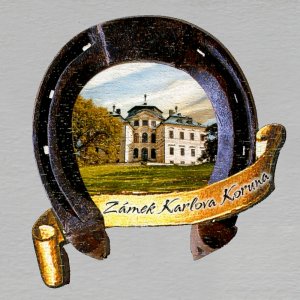 Karlova Koruna - magnet podkova