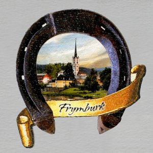 Frymburk - magnet podkova