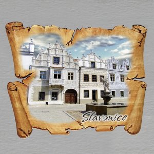 Slavonice - magnet pergamen