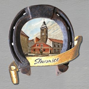 Slavonice - magnet podkova