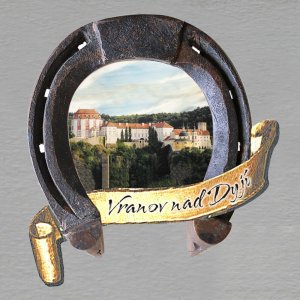 Vranov nad Dyjí - magnet podkova