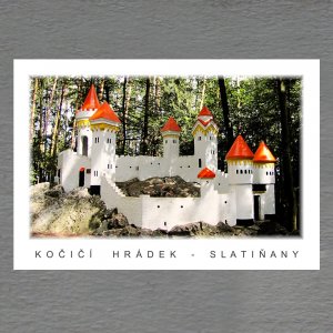 Slatiňany - Kočičí hrádek - magnet C6