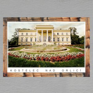 Kostelec nad Orlicí - magnet C6 rám