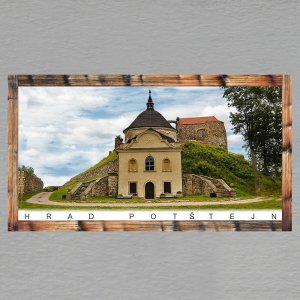 Potštejn - hrad - magnet DL rám