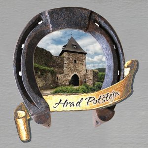 Potštejn - hrad - magnet podkova