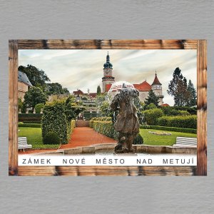 Nové Město nad Metují - magnet C6 rám