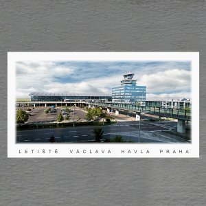 Praha - Letiště Václava Havla - magnet DL