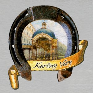 Karlovy Vary - Pramen - magnet podkova