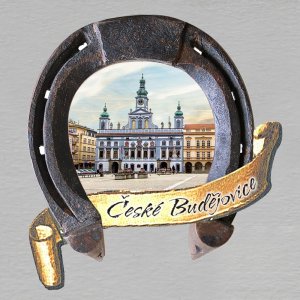 České Budějovice - magnet podkova