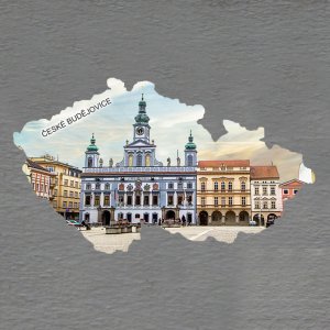 České Budějovice - magnet mapa