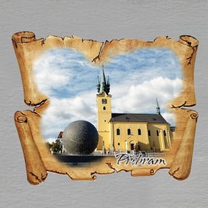 Příbram - magnet pergamen