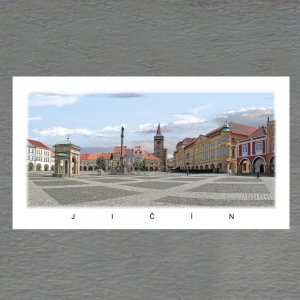 Jičín - magnet DL