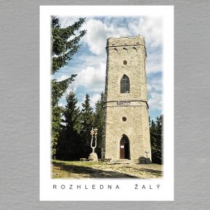 Žalý - rozhledna - magnet C6