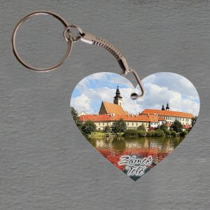 Telč - klíčenka srdce