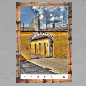 Terezín - magnet C6 rám