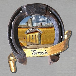 Terezín - magnet podkova