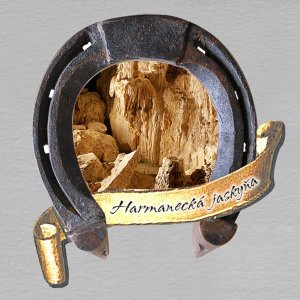 Harmanecká jaskyňa 5 - magnet podkova