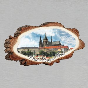 Praha - Hradčany - magnet kůra