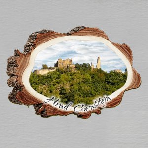 Cornštejn - hrad - magnet kůra malá