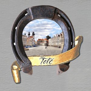 Telč - magnet podkova