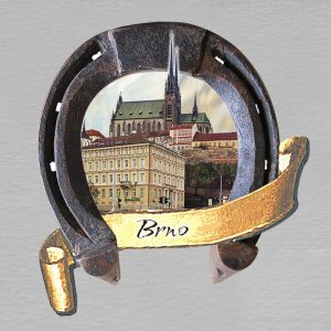 Brno - magnet podkova