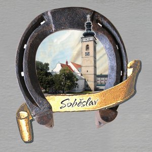 Soběslav - magnet podkova