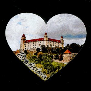 Bratislava - Hrad - magnet srdce