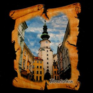 Bratislava - Brána - magnet pergamen