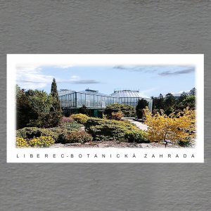 Liberec - Botanická zahrada - magnet DL