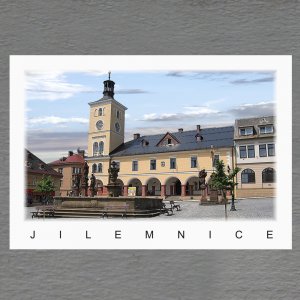 Jilemnice - Náměstí - magnet C6