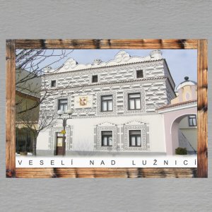 Veselí nad Lužnicí - magnet C6 rám