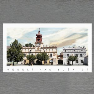 Veselí nad Lužnicí - magnet DL