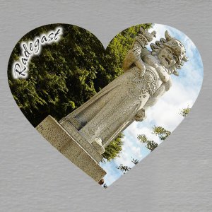 Radegast - magnet srdce