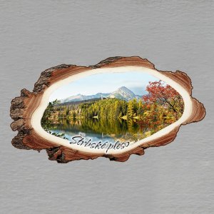  Štrbské pleso - magnet kůra dvojitý