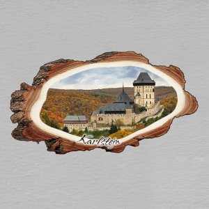 Karlštejn hrad 2 - magnet kůra dvojitý