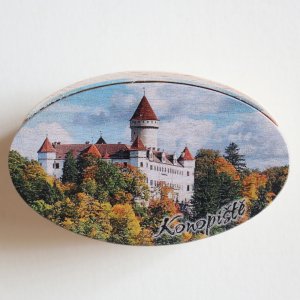 Konopiště - krabička ovál