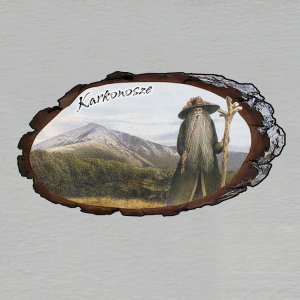 Karkonosze - magnet kůra ovál