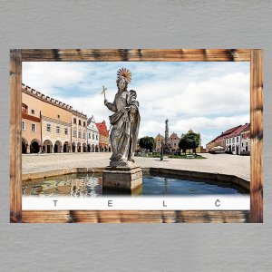 Telč - magnet C6 rám