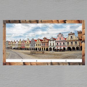 Telč - magnet DL rám