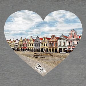 Telč - magnet srdce