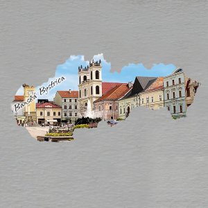 Banská Bystrica - magnet mapa