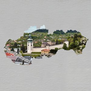 Banská Štiavnica - magnet mapa