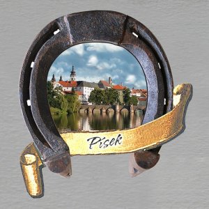 Písek - Panorama 2 - magnet podkova