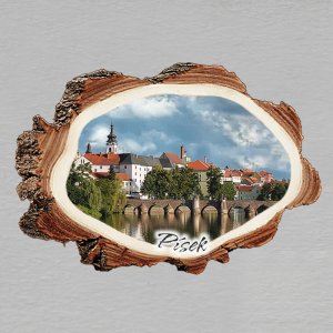 Písek - Panorama 2 - magnet kůra malá