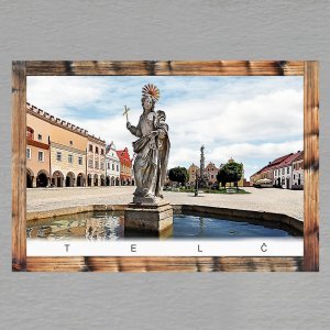 Telč - magnet C6 rám dvojitý