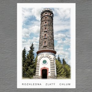 Zlatý Chlum - rozhledna - magnet C6