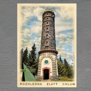 Zlatý Chlum - rozhledna - pohled C6