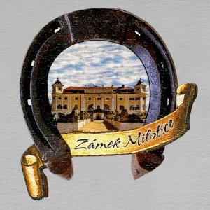 Milotice 1 - zámek - magnet podkova